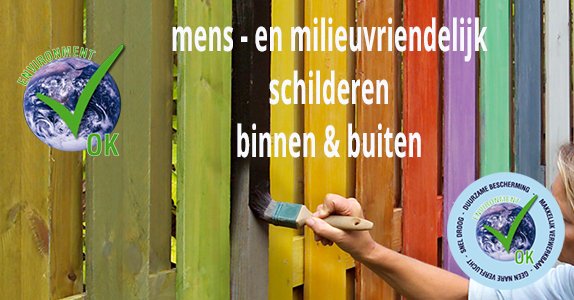 Mens en Milieuvriendelijke verf voor binnen en buiten Verfwebwinkel.nl