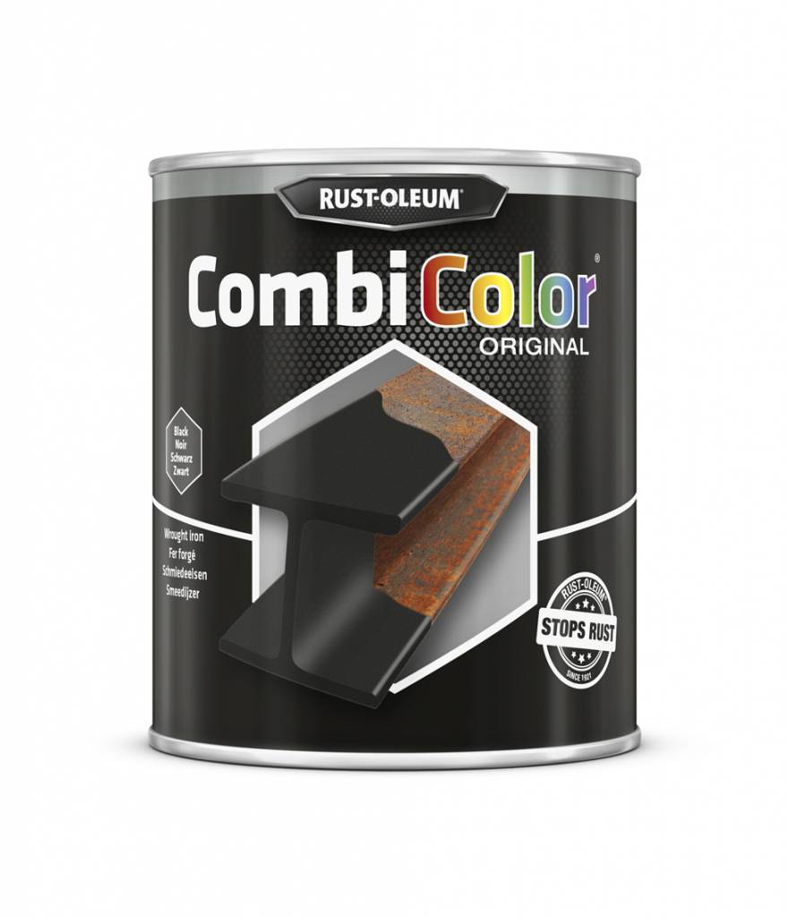 rust-oleum combicolor smeedijzer zwart 2.5 ltr