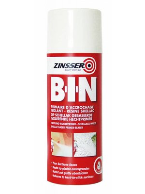 Zinsser B-I-N primer in Spuitbus