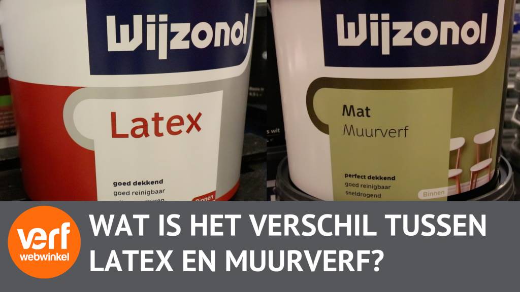 Farmacologie straf douche Wat is het verschil tussen muurverf en latex? - Verfwebwinkel.nl