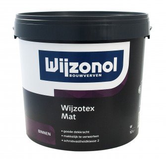 Wijzonol Wijzotex Mat 10 Liter Op Kleur Gemengd
