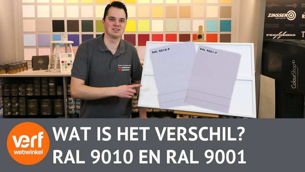 lettergreep Bermad hengel RAL 9001 en RAL 9010: wat is het verschil? - Verfwebwinkel.nl