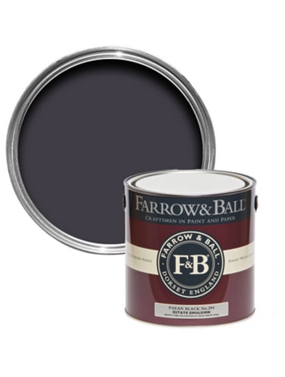 Farrow&Ball  Paean Black No. 294 750ml Exterior Eggshell