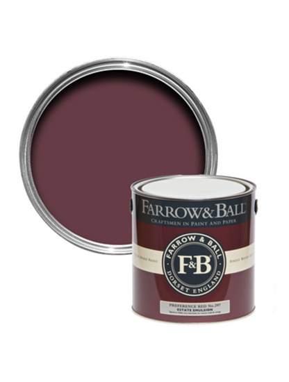 Farrow&Ball  Preference Red No.297 2.5l Modern Emulsion