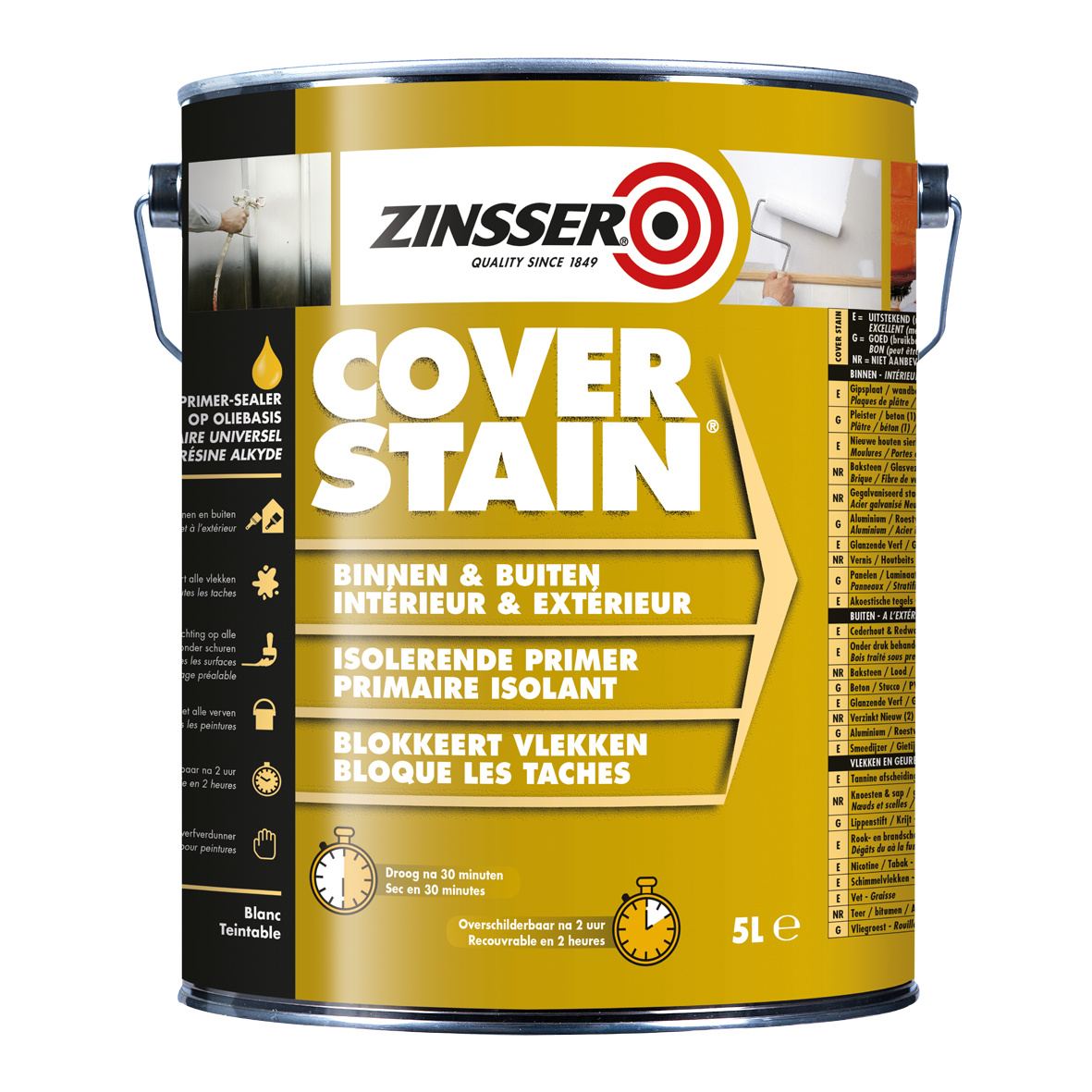 Zinsser Cover Stain 2,5 Liter