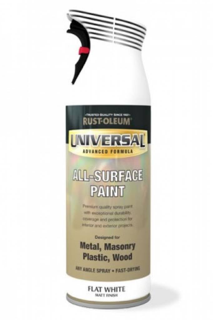 rust-oleum painters touch universal zwart zijdeglans spuitbus 0.4 ltr