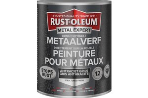 Rust-Oleum MetalExpert DIRECT OP ROEST METAALVERF - STRUCTUUR - ANTRACIET