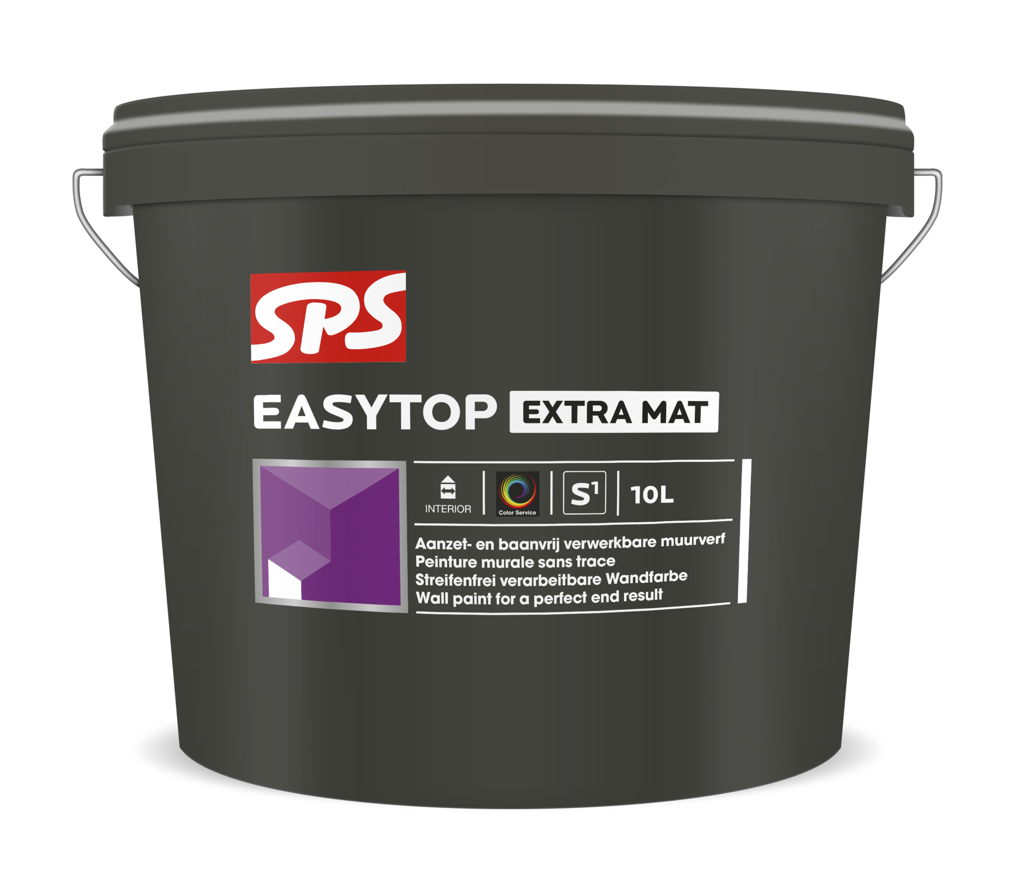 SPS Easytop Muurverf Extra Mat 4 Liter Op Kleur Gemengd: Kleur Naar Keuze