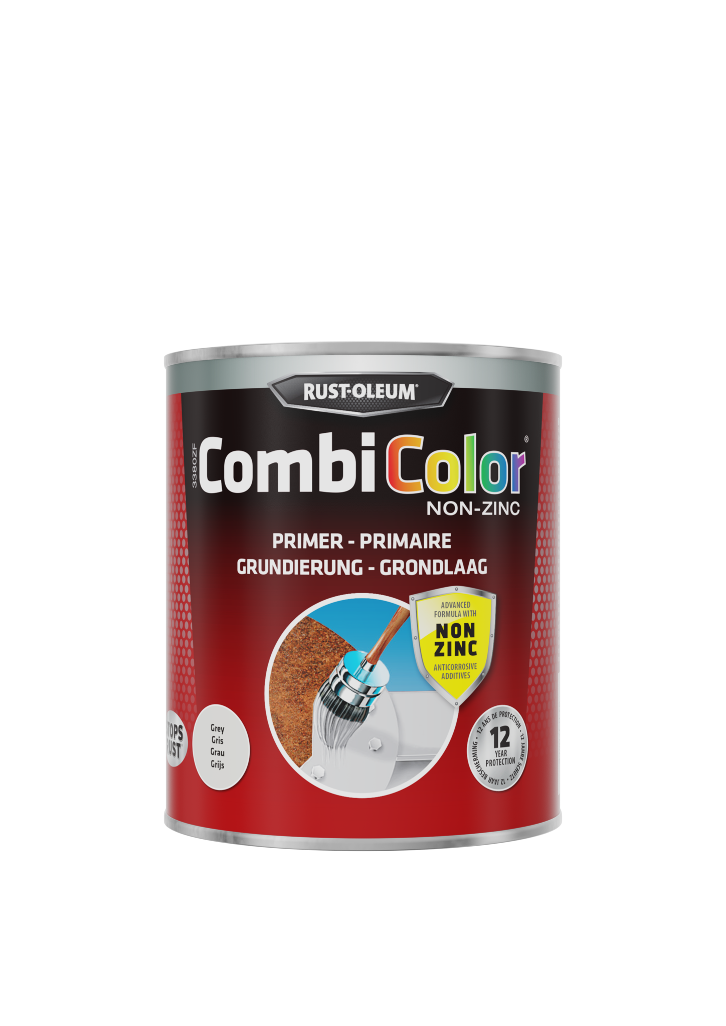 rust-oleum combicolor non zinc primer grijs 0.75 ltr