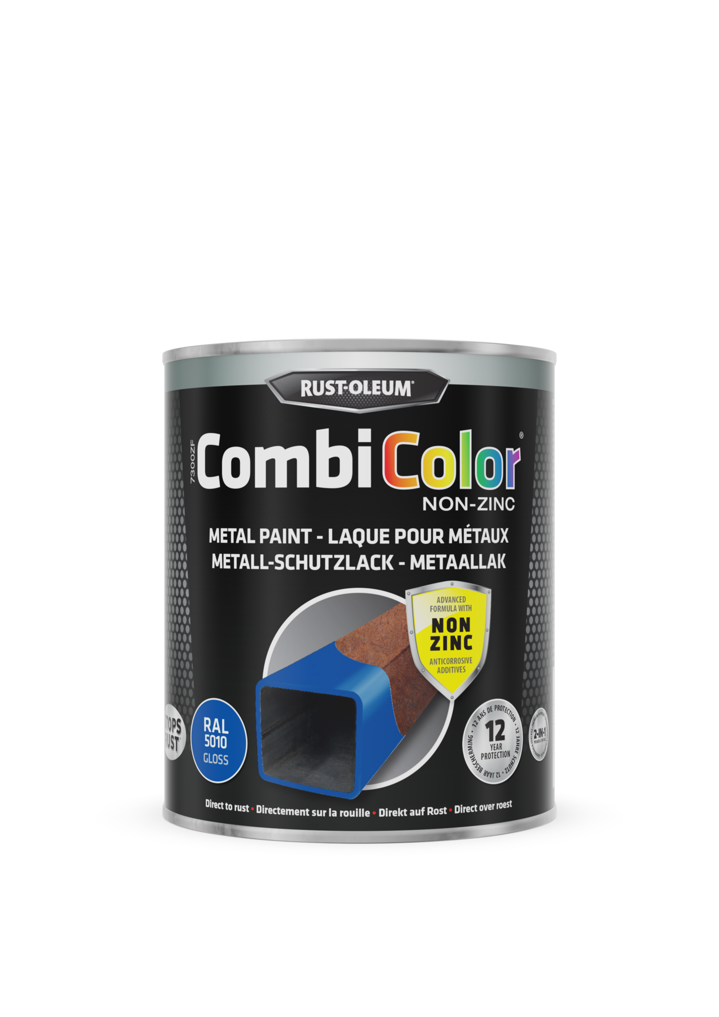 rust-oleum combicolor non zinc gloss ral 5010 0.75 ltr