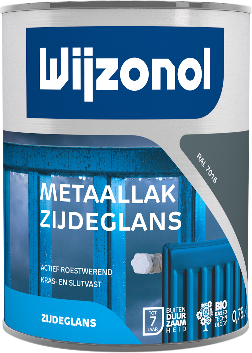 Wijzonol Metaallak Zijdeglans - RAL 7016
