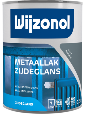 Wijzonol Wijzonol Metaallak Zijdeglans 9121 Antraciet