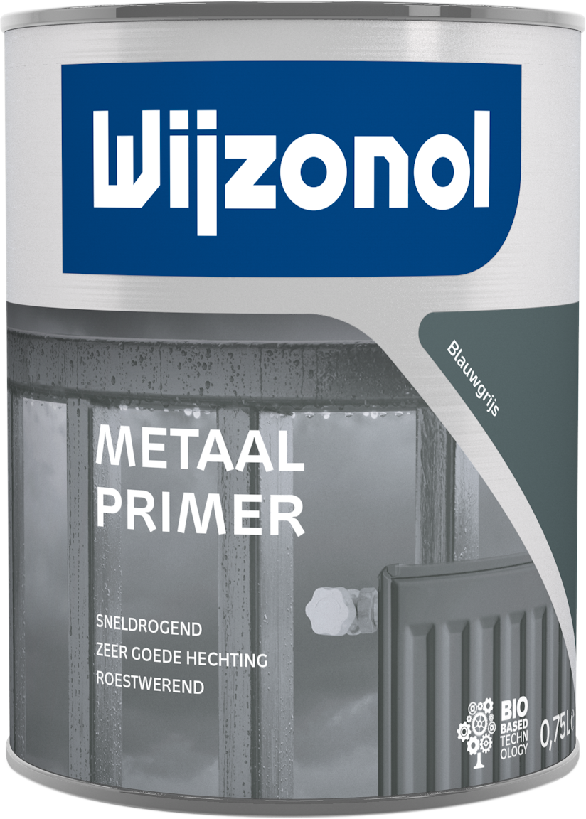 wijzonol metaal primer blauwgrijs 750 ml