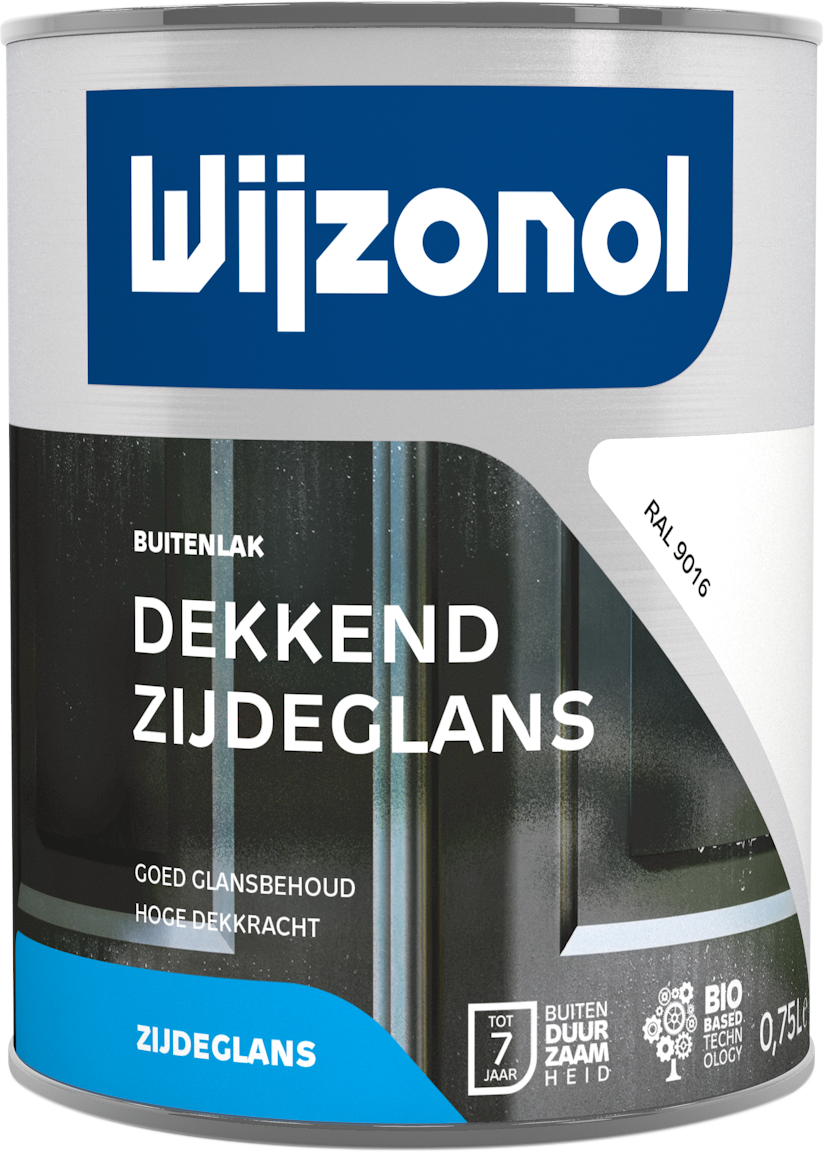 Wijzonol Dekkend Zijdeglanslak  9016 0,75 Liter