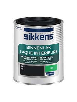 Sikkens Binnenlak MAT ZWART