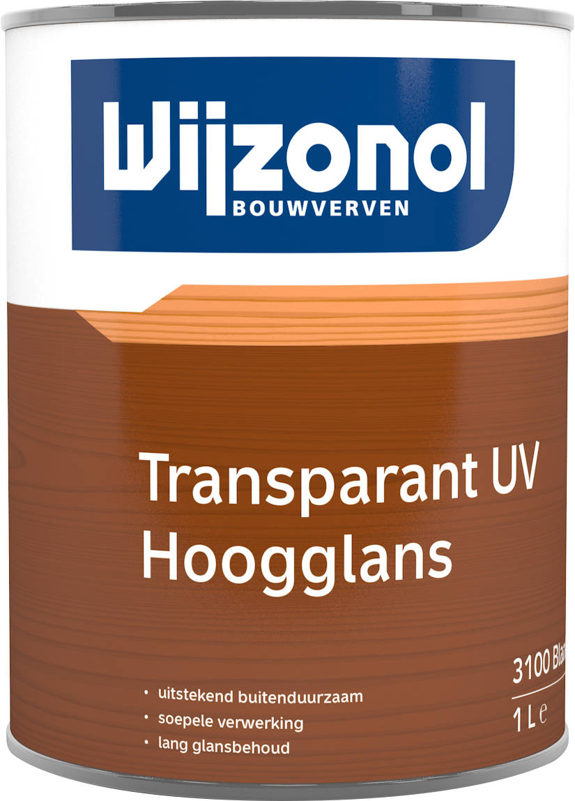 Wijzonol Transparant UV Hoogglans 1 liter Transparante mengkleur