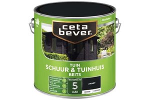 Cetabever Dekkend Schuur & Tuinhuis Beits ZWART