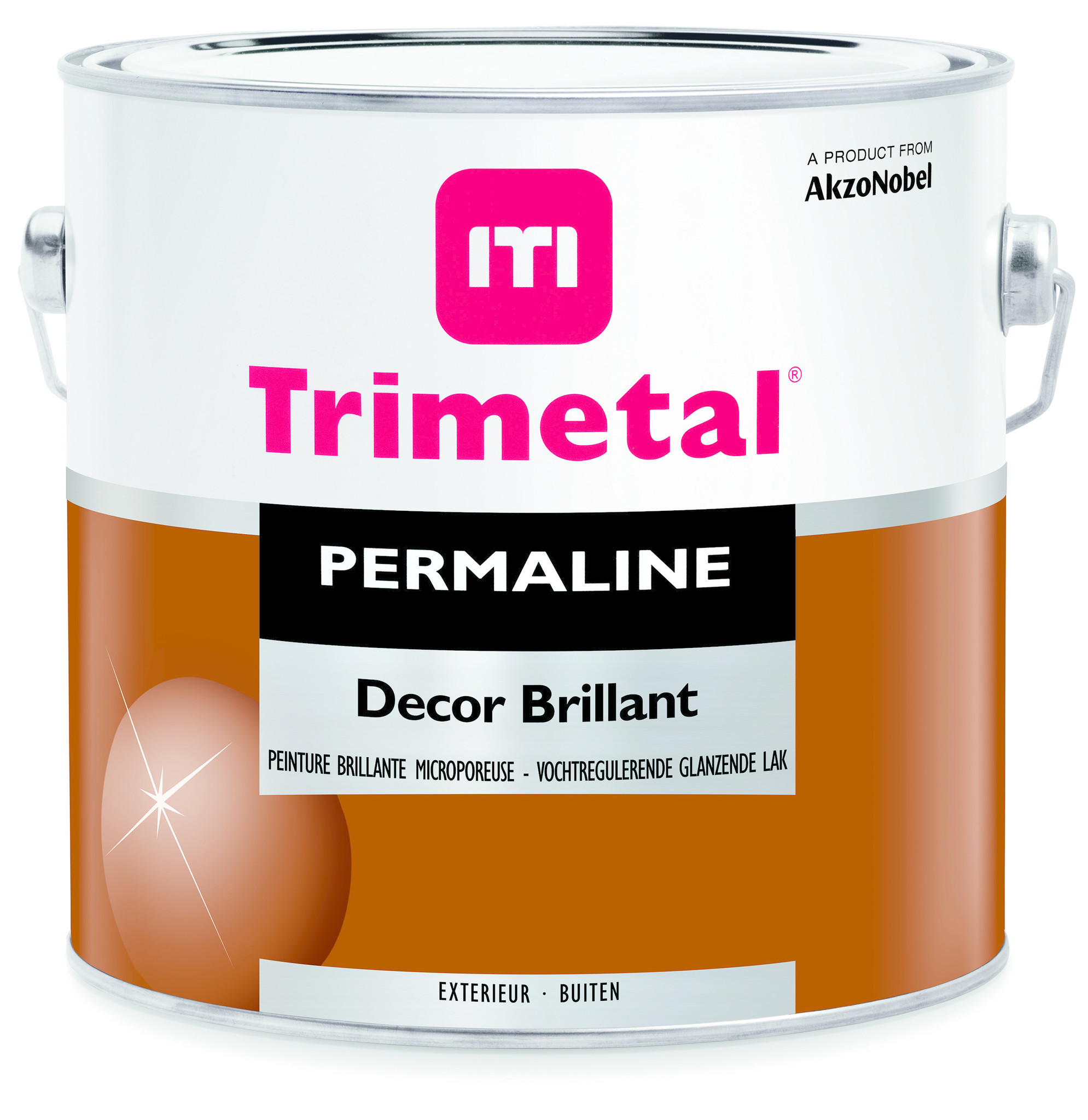 trimetal permaline decor brillant kleur 2.5 ltr