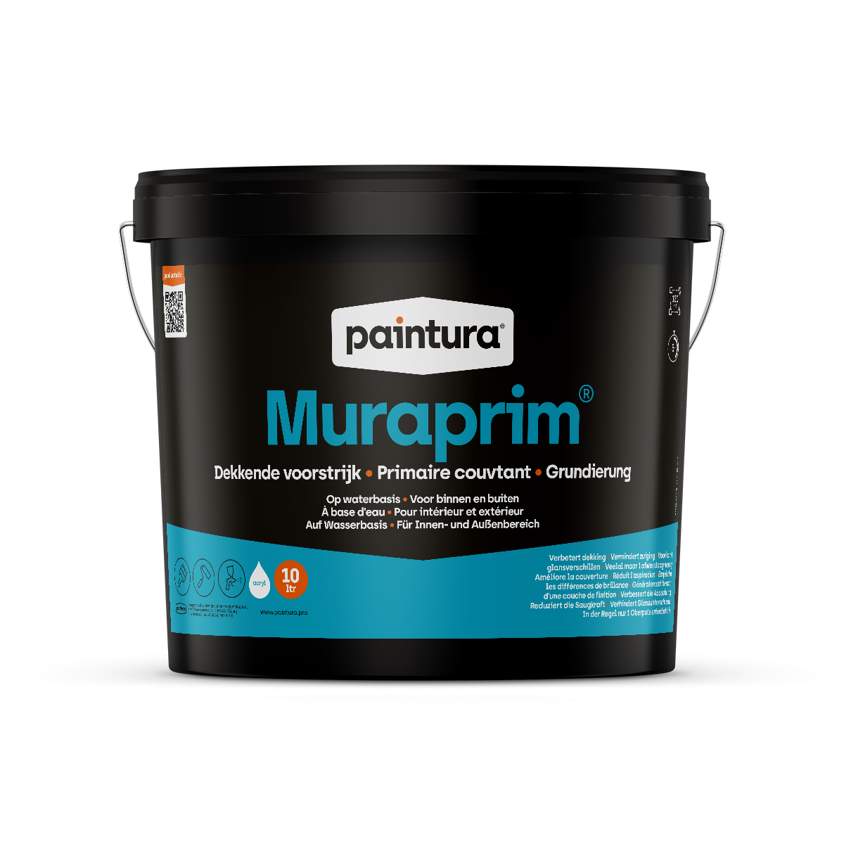 Paintura Muraprim Dekkende Voorstrijk Voor Muren 10 Liter