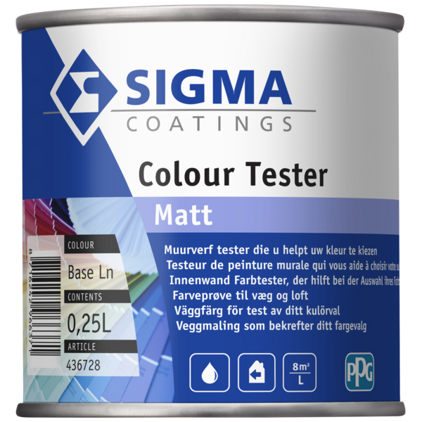 Staat Malen eindeloos Sigma Colour tester matt koop je hier voordelig online - Verfwebwinkel.nl