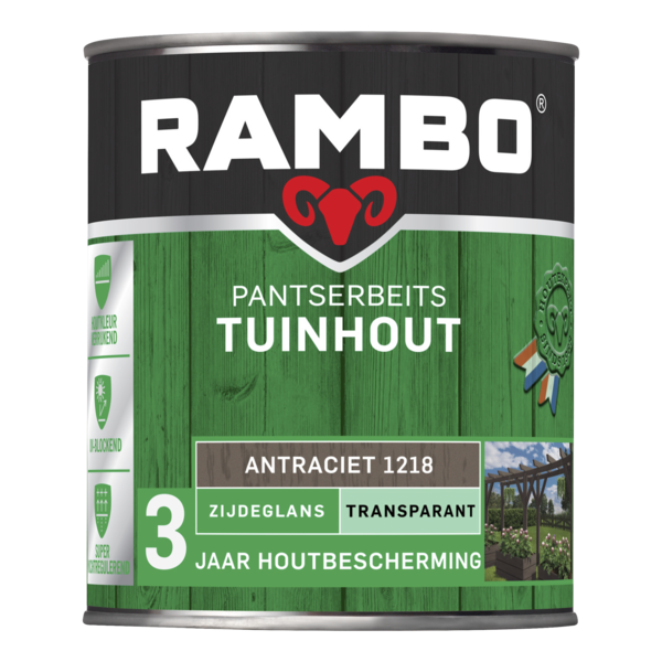 Uitmaken bed Vlot Rambo Pantserbeits Tuinhout Zijdeglans Transparant 1218 Antraciet online  kopen? - Verfwebwinkel.nl