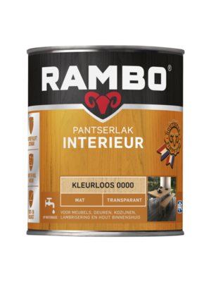 Pantserlak Interieur Transparant Mat 0000 Kleurloos