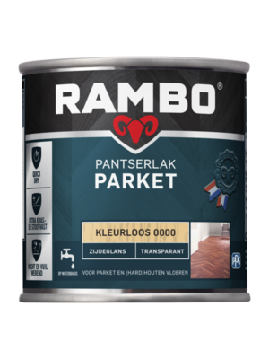 Rambo Pantserlak Parket Transparant Zijdeglans 0000 Kleurloos