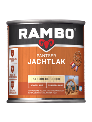 Rambo Pantser Jachtlak Transparant Hoogglans 0000 Kleurloos