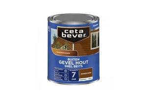 Cetabever Gevel Hout Snel Beits Transparant Donker Eiken