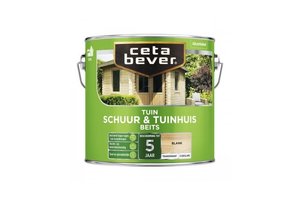 Cetabever Transparante Schuur & Tuinhuis Beits Zijdeglans Blank 2,5L