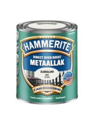 Hammerite Metaallak Zijdeglans Wit