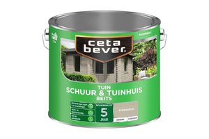 Cetabever Dekkende Schuur & Tuinhuis Beits Steengrijs