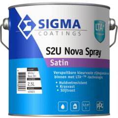 sigma s2u nova spray satin wit 2.5 ltr