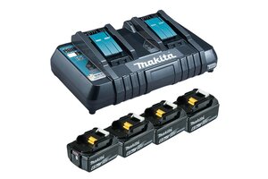 Makita 199485-6 18V Li-ion accu starterset (4x 6,0Ah)