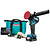 Makita PV301DSAE CXT 12V Max Li-Ion accu schuur-/poetsmachine set (2x 2,0 Ah accu) in tas - 46 mm