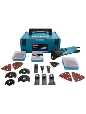 Makita TM3010CX2J Multitool + 42 delige accessoireset in Mbox - 320W