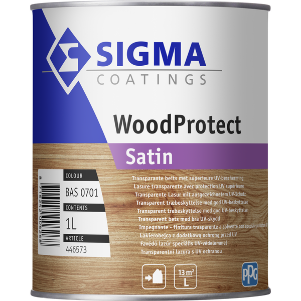 Sigma Woodprotect Beits UV Bescherming Satin 2,5 liter Blank