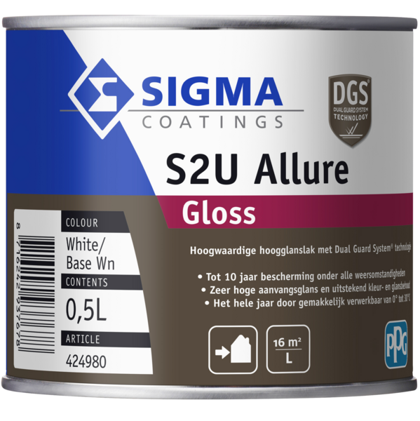 sigma s2u allure gloss wit 0.5 ltr