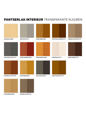 Pantserlak Interieur Transparant Zijdeglans 0803 Puur Eiken