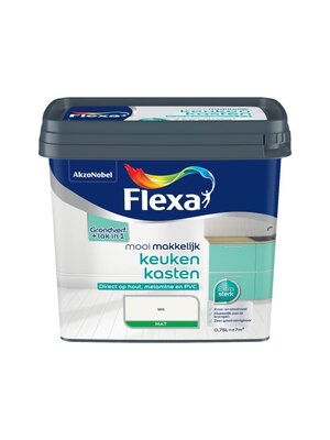 Flexa Mooi Makkelijk Keukenkasten Mat Wit 750ml