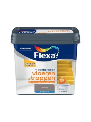 Flexa Mooi Makkelijk Vloeren & Trappen Zijdeglans Leisteen 750ml