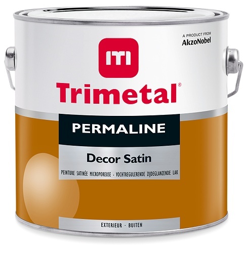 Trimetal permaline decor satin wit - 1 liter