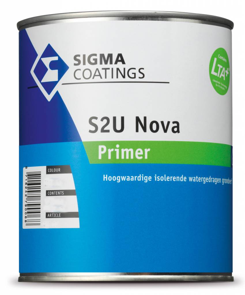 Sigma S2u Nova Primer 1 Liter Op Kleur Gemengd