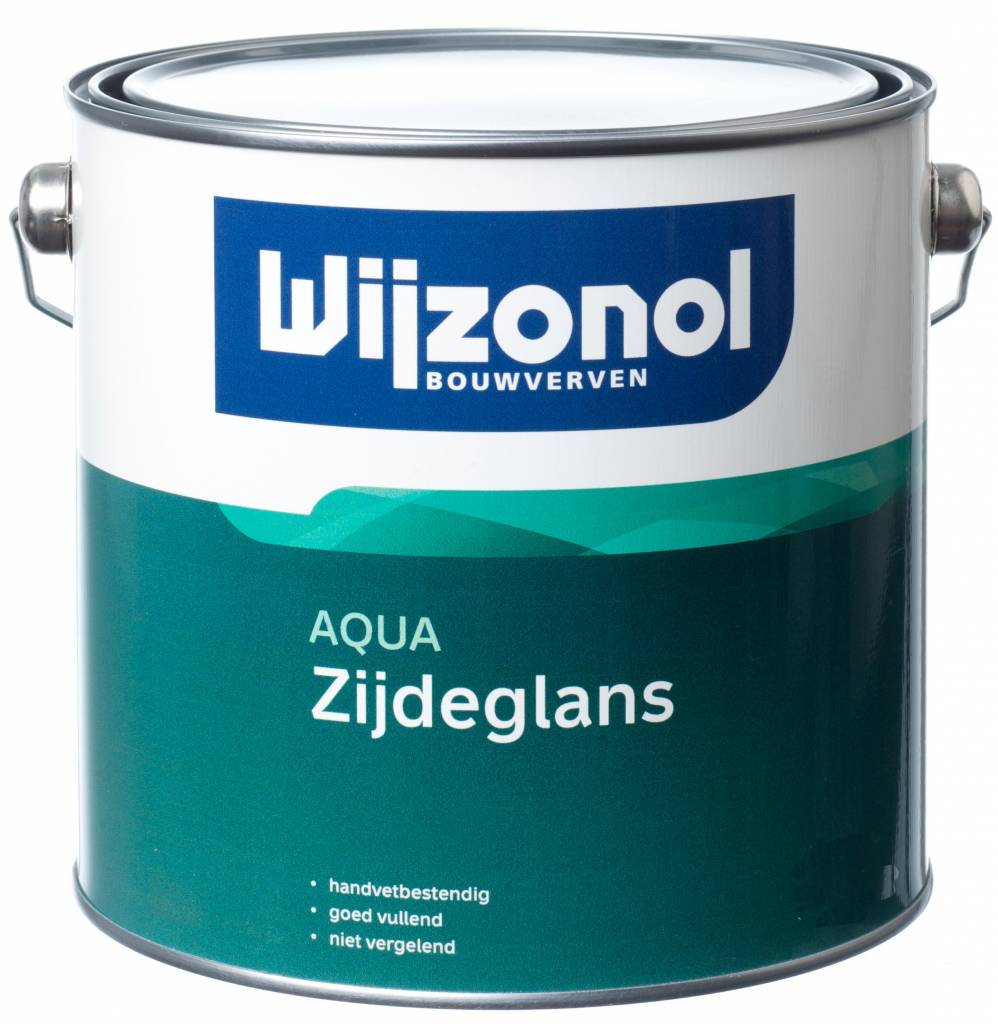 Wijzonol Aqua Zijdeglans 2,5 Liter Op Kleur Gemengd