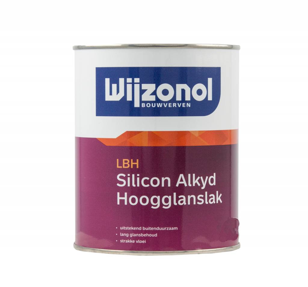 wijzonol lbh silicon alkyd hoogglanslak kleur 1 ltr