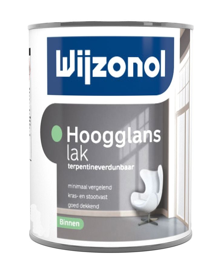 Wijzonol Hoogglans Op Terpentinebasis 0,5 Liter Op Kleur Gemengd