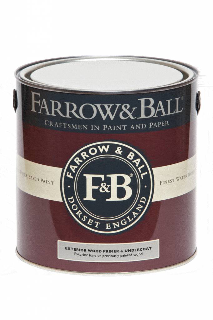 Farrow&Ball Exterior Wood Primer&Undercoat 2,5 Liter Red&Warm Tones