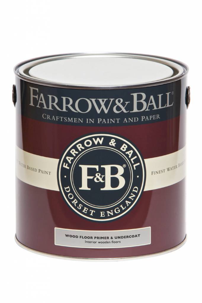 Farrow&Ball Wood Floor Primer&Undercoat 2,5 Liter Dark Tones