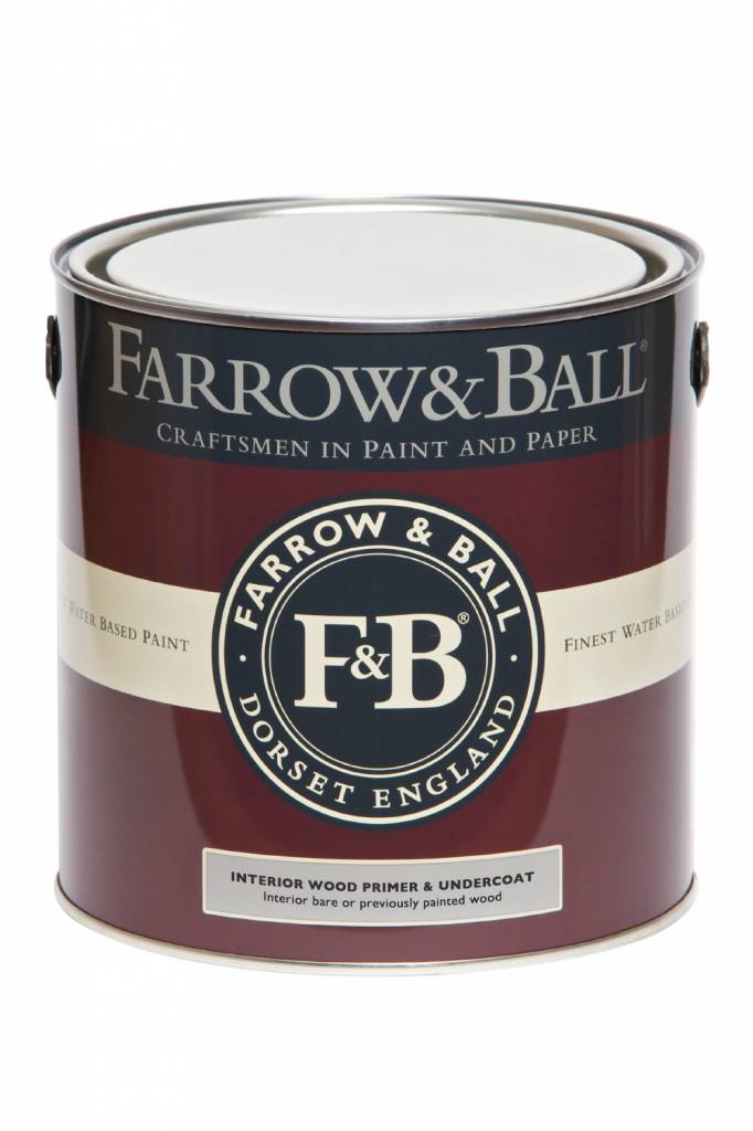 Farrow&Ball Interior Wood Primer&Undercoat 2,5 Liter Red And Warm Tones