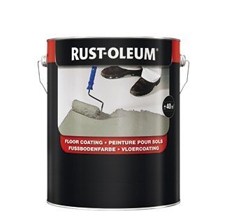 Rust-Oleum 7100 Vloercoating 5 Liter Ral 9010 Wit